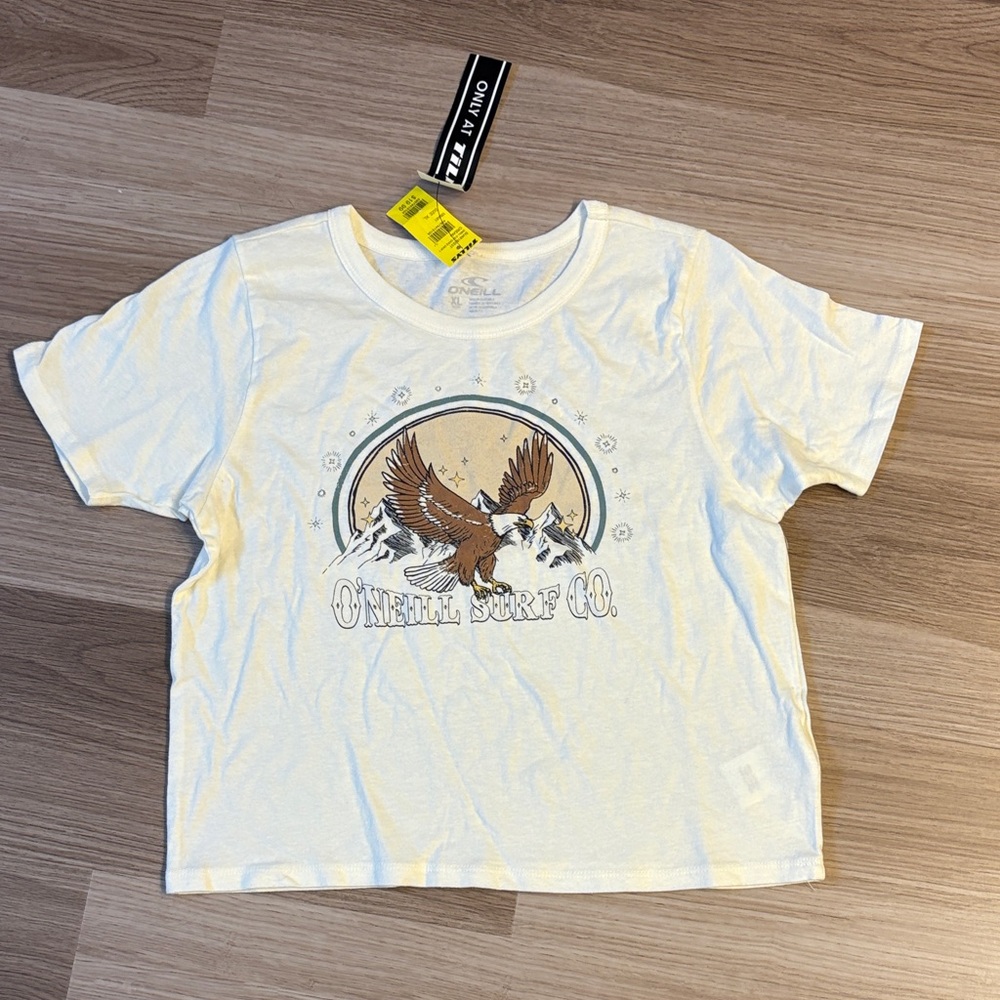 NWT O'Neill Kids Cream Graphic T-Shirt XL Tilly's